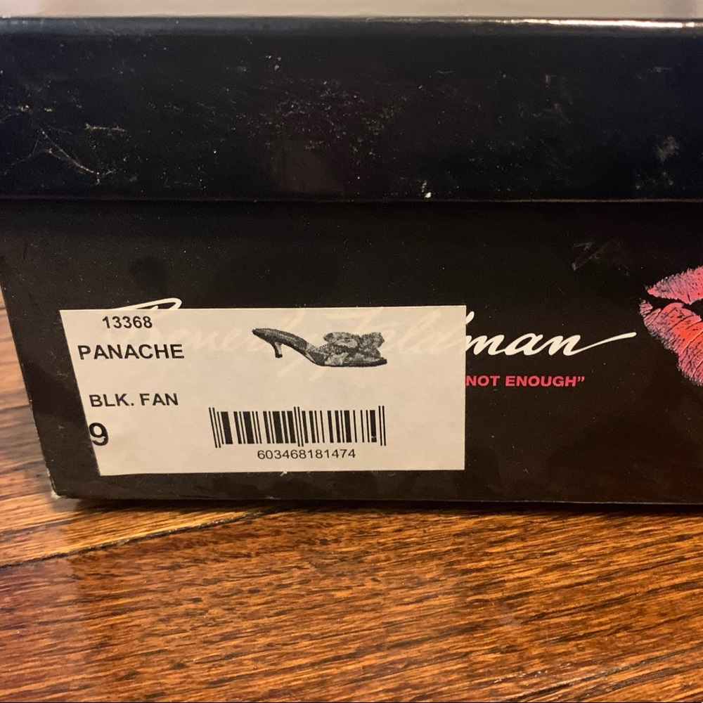 Beverly Feldman Panache Fan Mule, size 9 - Picture 5 of 9